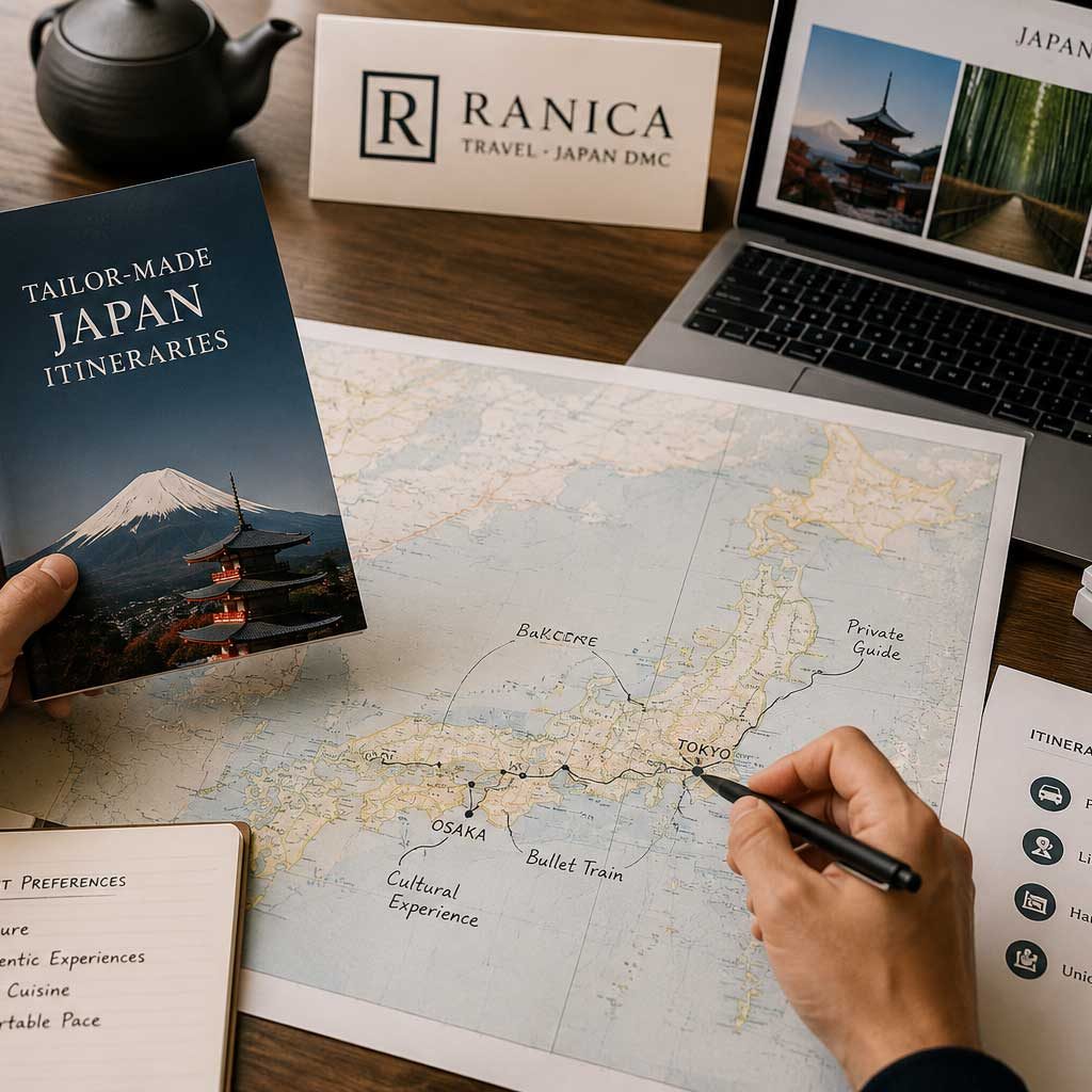 Tailor-made Japan itinerary planning by Ranica Travel